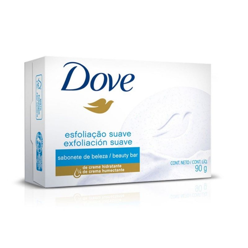 SABONETE EM BARRA DOVE ESFOLIAÇÃO SUAVE 90G