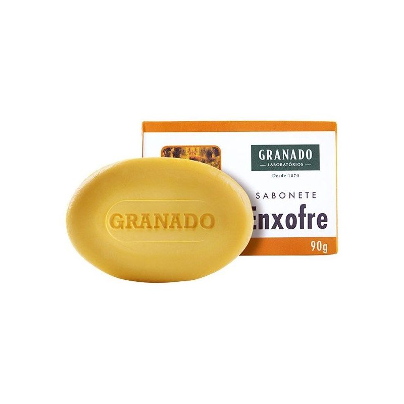 SABONETE EM BARRA GRANADO ENXOFRE 90G