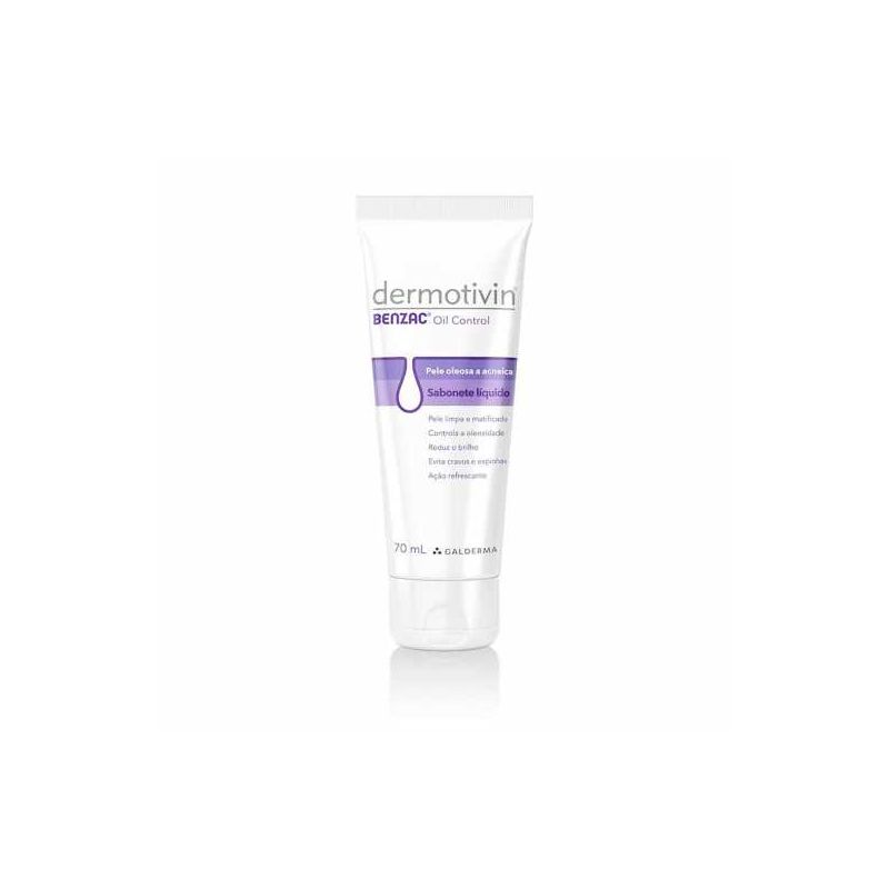 DERMOTIVIN SABONETE LIQUIDO BENCAC OIL CONTROL 70ML