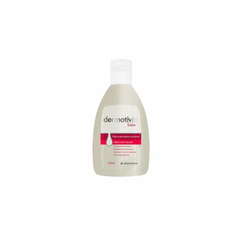 DERMOTIVIN SALIX SABONETE LIQUIDO 120ML