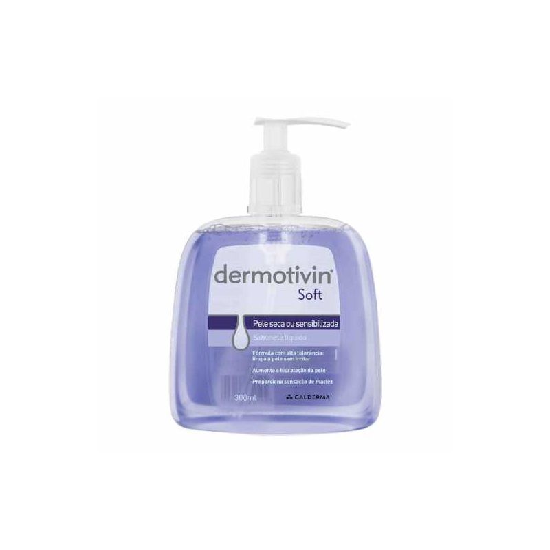DERMOTIVIN SOFT SABONETE LIQUIDO 300ML