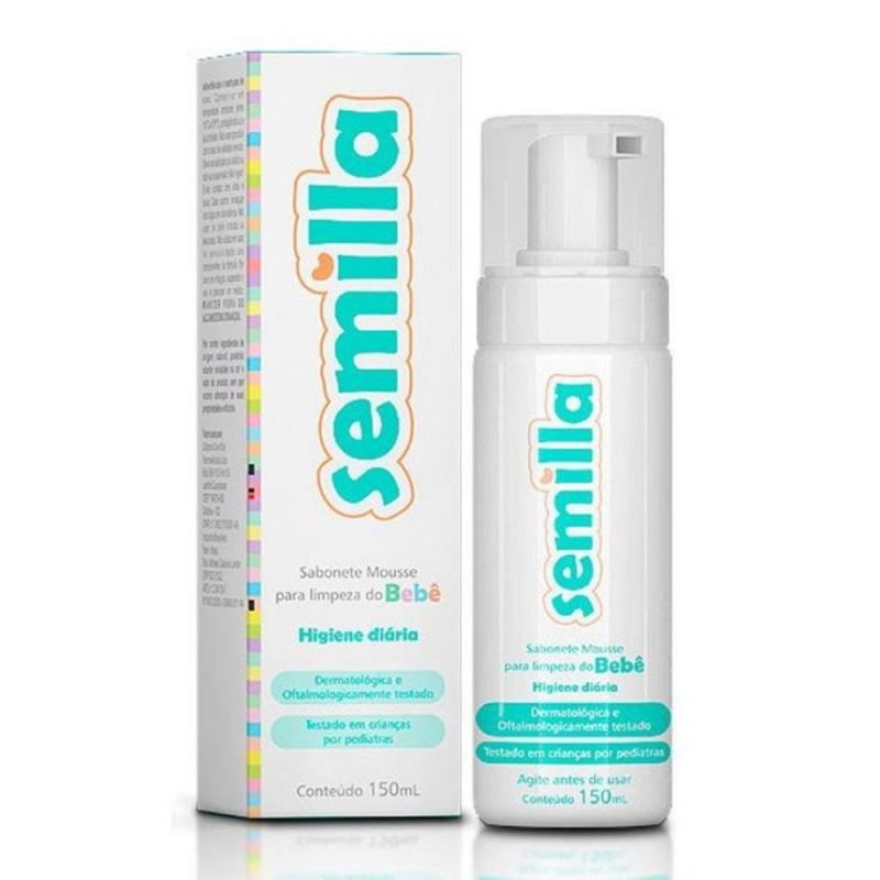SEMILLA SABONETE MOUSSE PARA BEBÊ COM 150ML-CIFARMA -