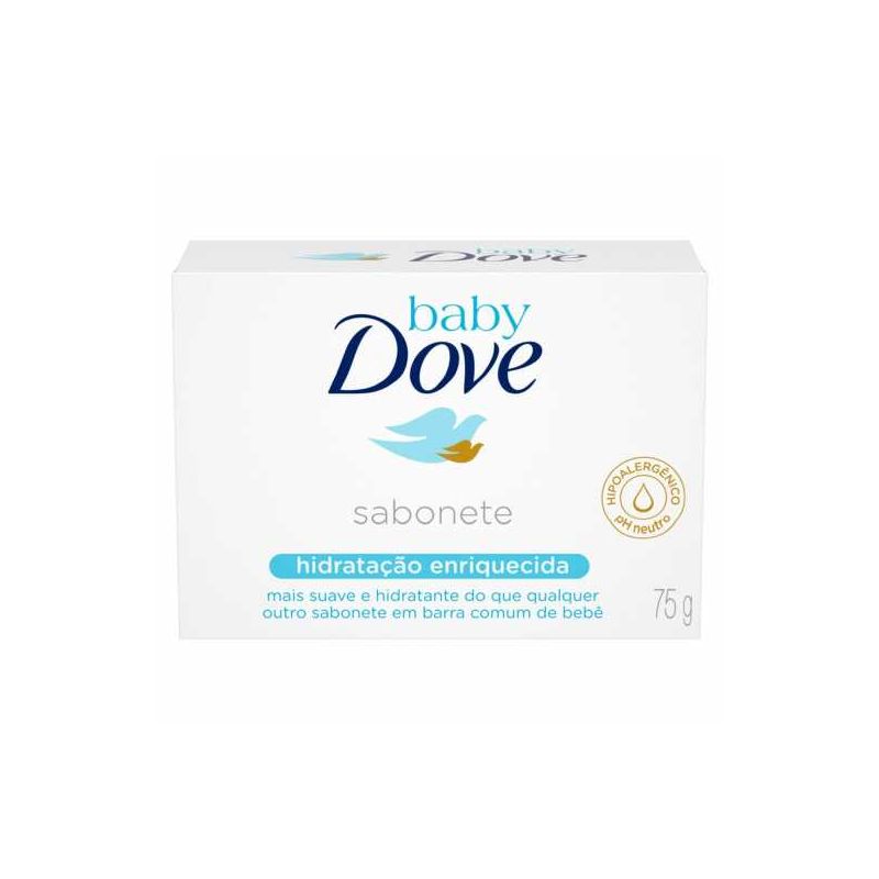 SABONETE EM BARRA DOVE BABY HIDRATAÇÃO HENRIQUECIDA 75G