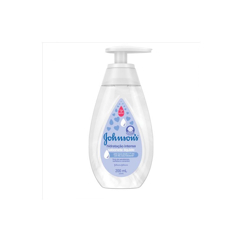 SABONETE LÍQUIDO JOHNSON´S HIDRATAÇÃO INTENSIVA 200ML