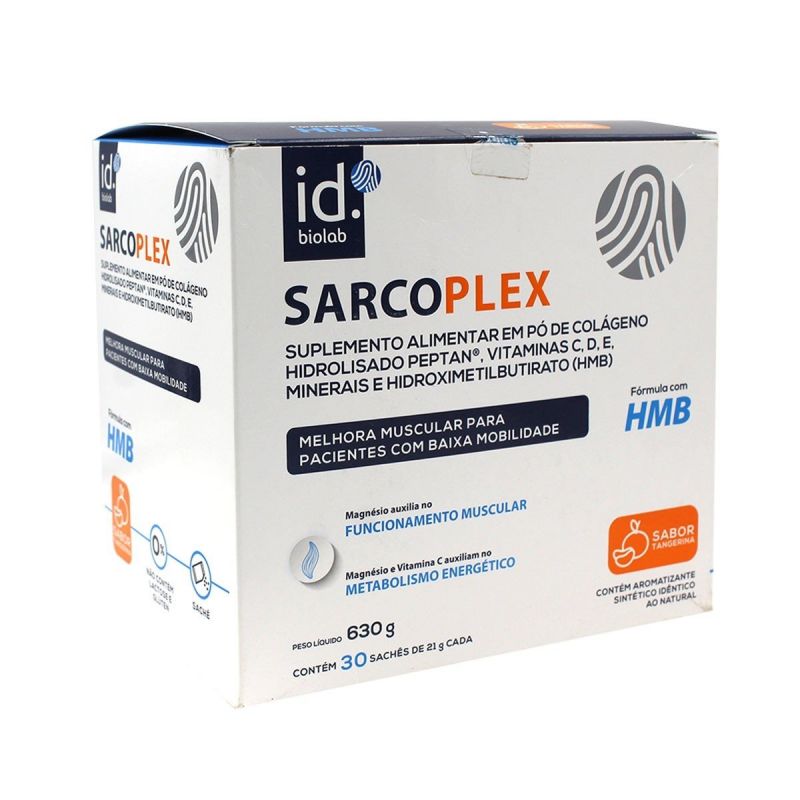 SARCOPLEX COM 30 SACHÊS DE 21 GRAMAS CADA-BIOLAB-