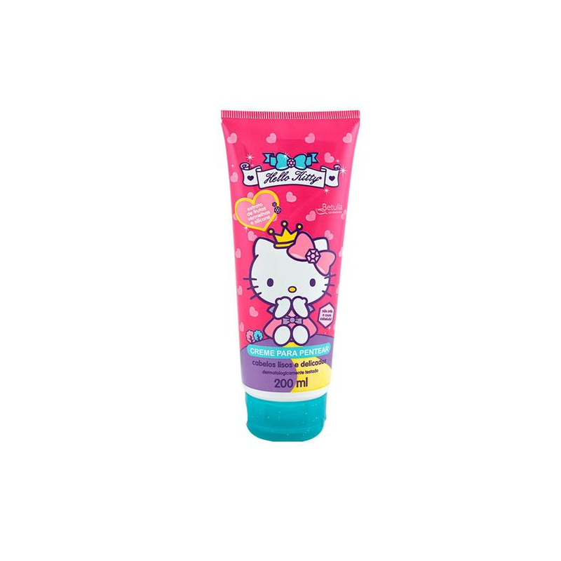 CREME PARA PENTEAR HELLO KITTY LISOS E DELICADOS 200ML