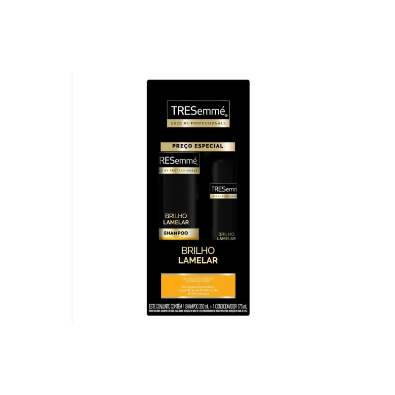 KIT TRESEMME SHAMPOO+CONDICIONADOR  BRILHO LAMELAR