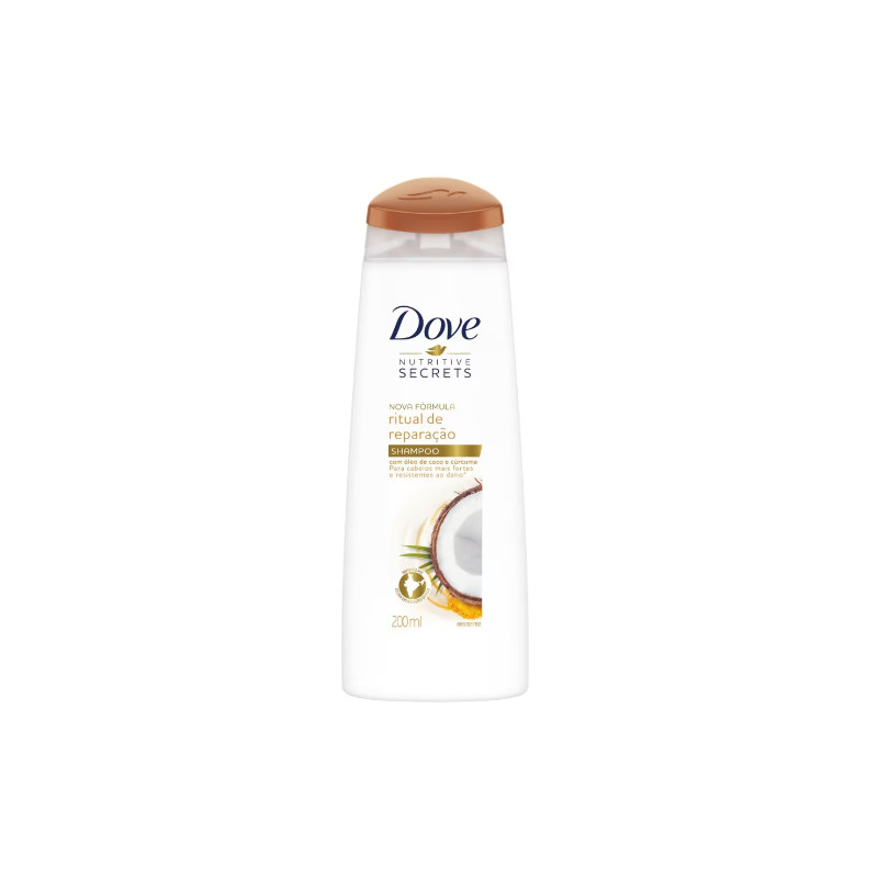 SHAMPOO DOVE RITUAL REPARACAO 200ML VALIDADE 03/2026