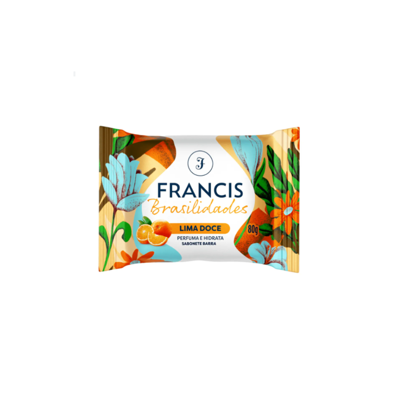 SABONETE FRANCIS 80G BRASILIDADES AMARELO