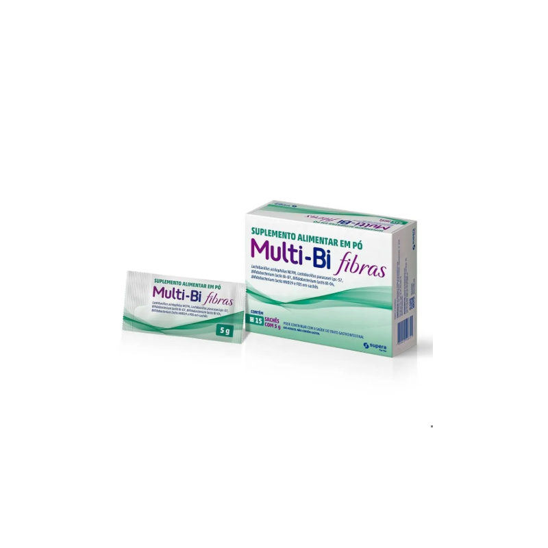 MULTIBI FIBRAS COM 15 SACHES DE 5 GRAMAS