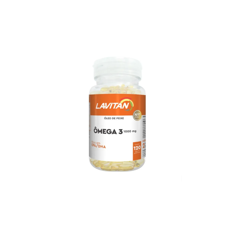 LAVITAN OMEGA 3 1000MG COM 120 CAPSULAS EM GEL 