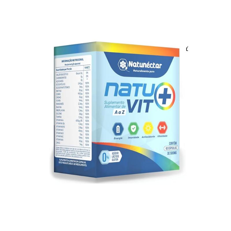 NATUVIT A A Z COM 60 CAPSULAS NATUNECTAR