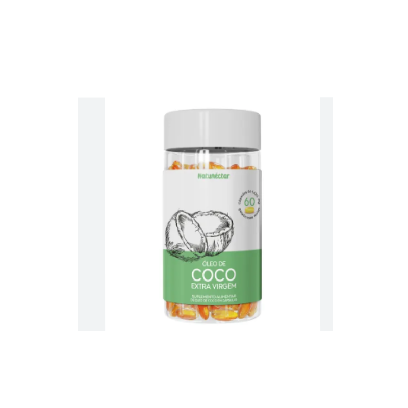 OLEO DE COCO COM 60 CAPSULAS  NATUNECTAR 