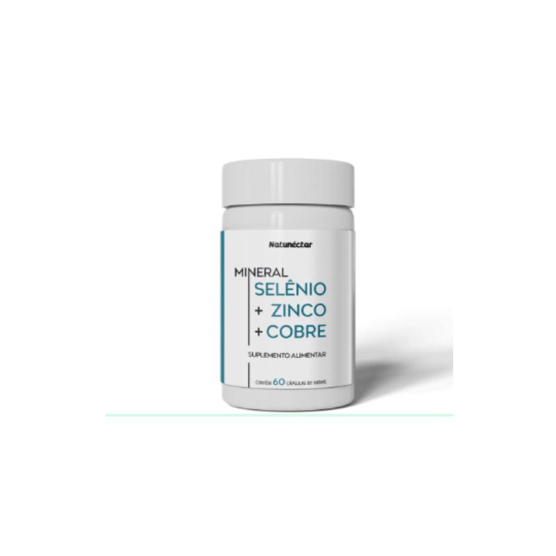 SELENIO+ZINCO+COBRE 60 CAPSULAS - NATUNECTAR