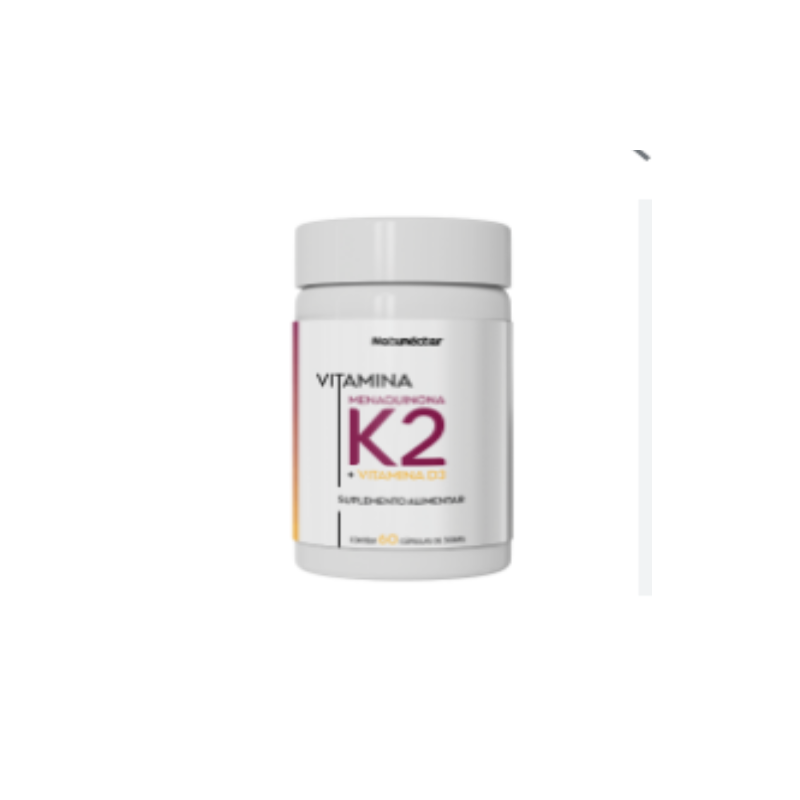 VITAMINA K2+D3 500MG COM 60 CAPSULAS NATUNECTAR