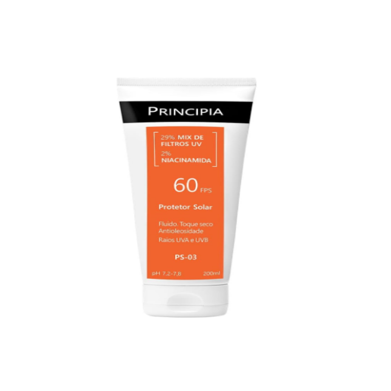 PROTETOR SOLAR FPS60 PRINCIPIA PS03 COM 200ML