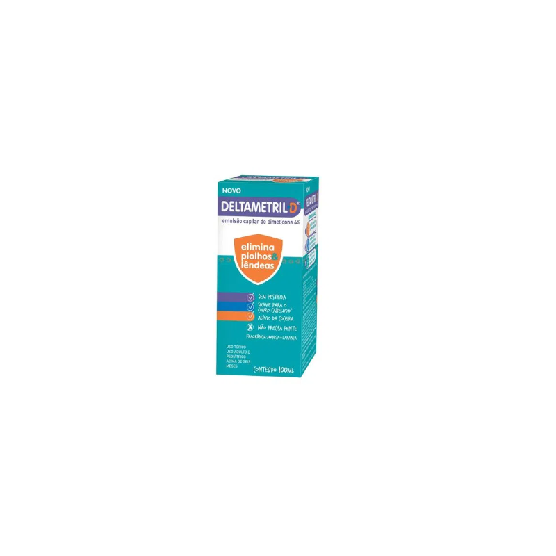 DELTAMETRIL D 4% EMULSAO 100ML- MEDQUIMICA-
