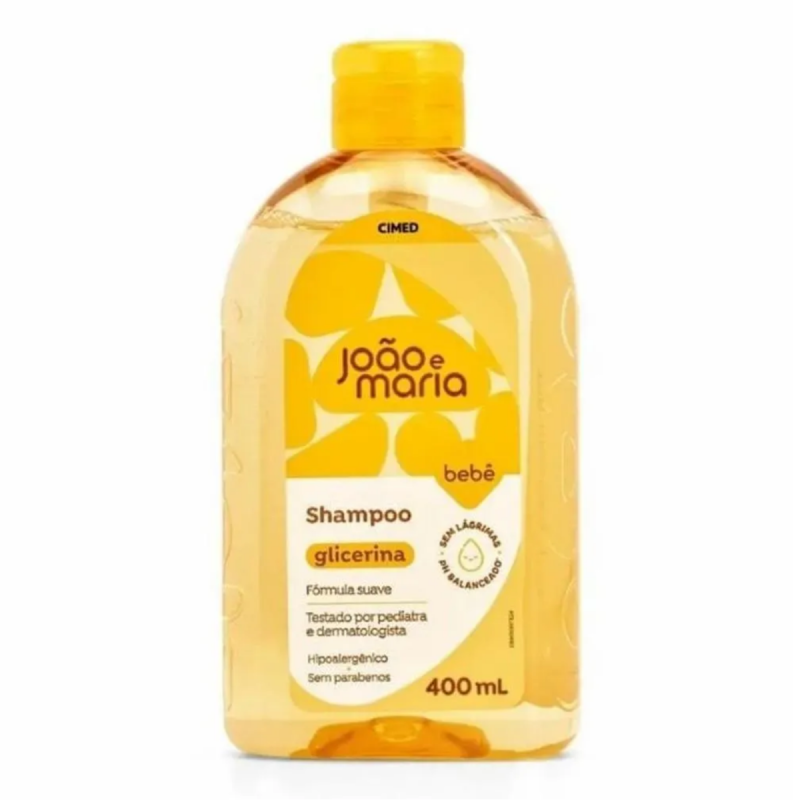 SHAMPOO JOAO E MARIA BABY GLICERIA COM 400ML