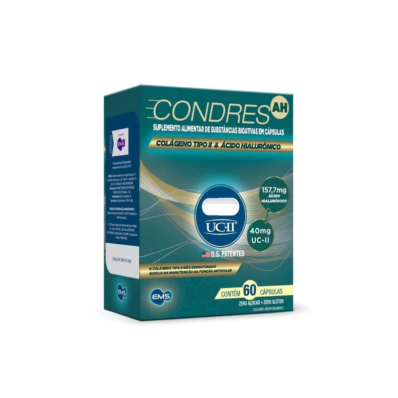 SUPLEMENTO ALIMENTAR CONDRES HA COM 60 CÁPSULAS
