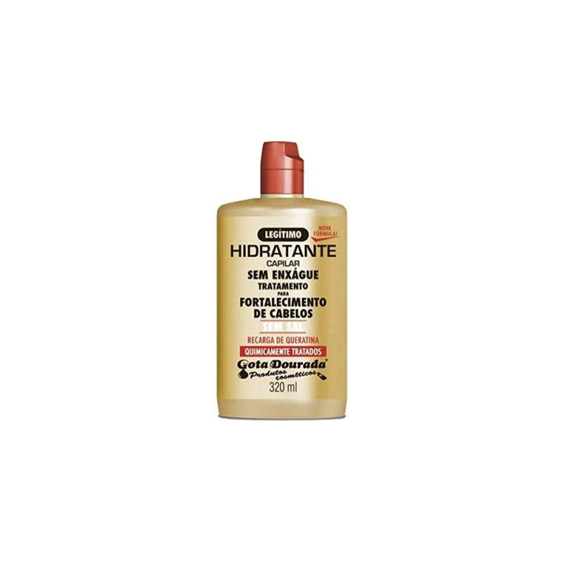 CREME PENTEAR GOTA DOURADA SEM ENXANGUE  QUIMICAMENTE 320ML