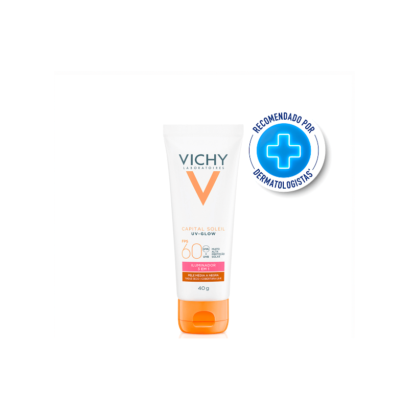 PROTETOR SOLAR FACIAL VICHYCONTROL FPS60 COR 5.0 40G