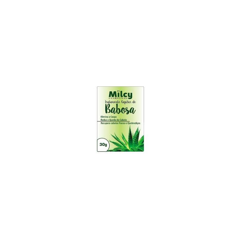 SACHE DE TRATAMENTO CAPILAR MILCY BABOSA 30 GR