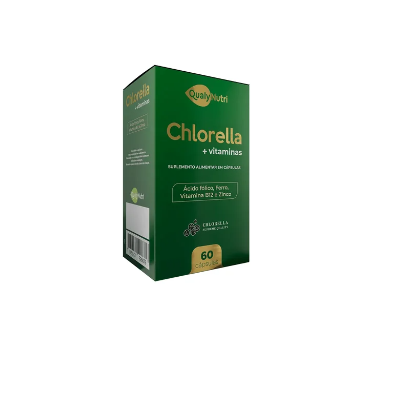 CHLORELLA 500MG COM 60 CAPSULAS  QUALYNUTRI