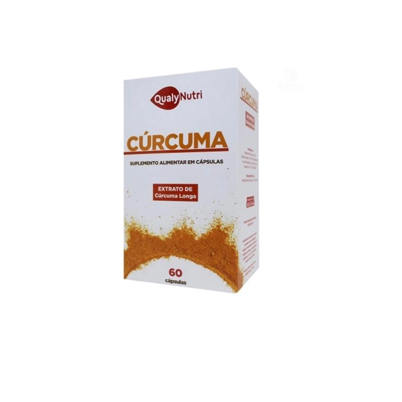 CURCUMA LONGA 500MG COM 60 CAPSULAS QUALYNUTRI