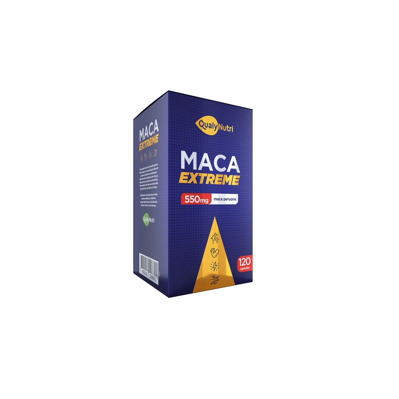 MACA EXTREME 550MG COM 120 CAPSULAS QUALYNUTRI