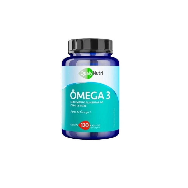OMEGA 3 1000MG COM 120 CAPSULAS QUALYNUTRI