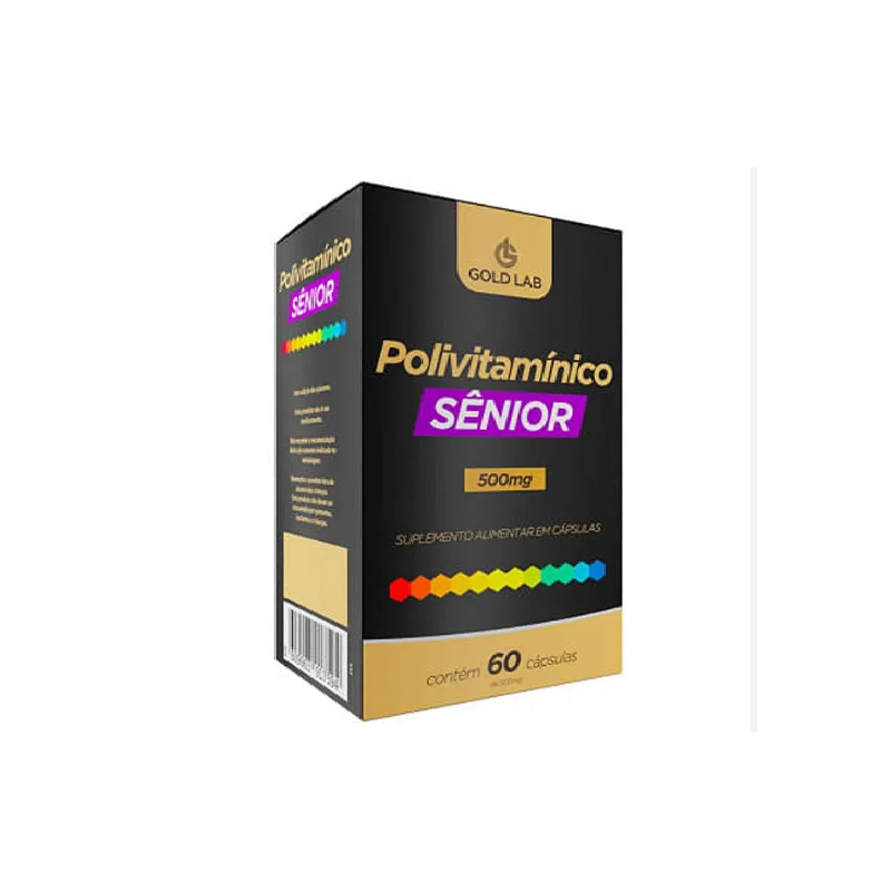 POLIVITAMINICO SENIOR 500MG COM 60 CAPSULAS