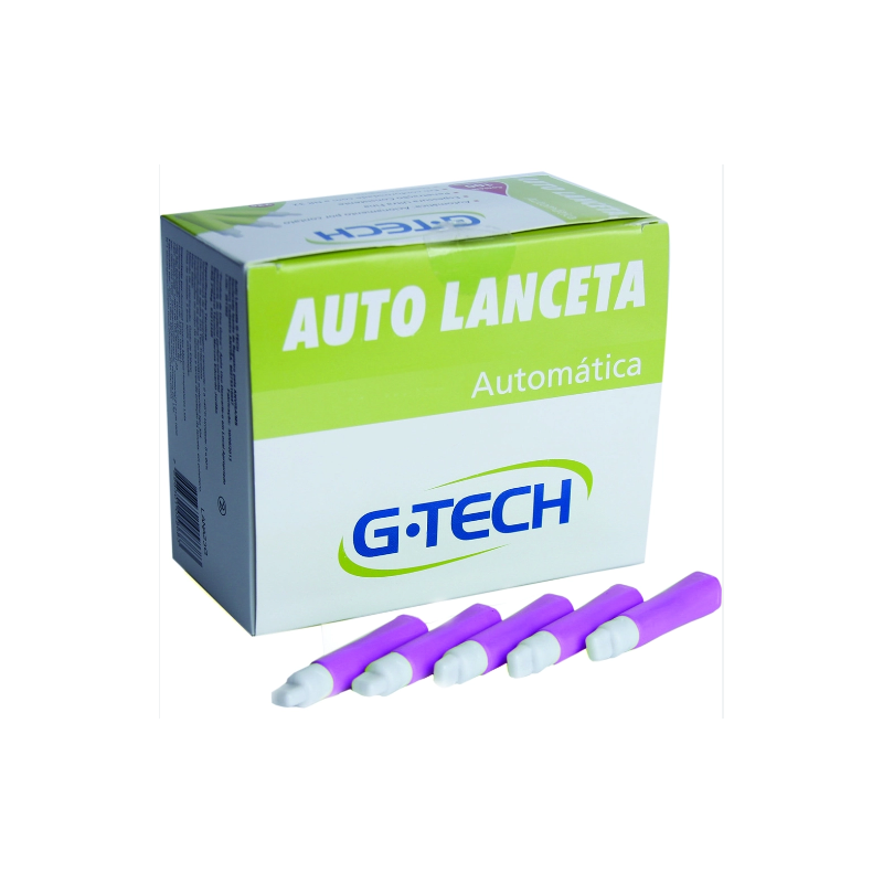 AUTO LANCETA G-TECH CAIXA COM 100 UNIDADES