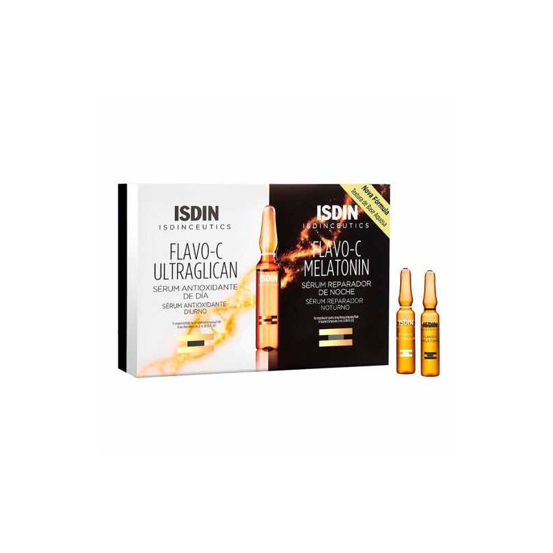 ISDINCEUTICS FLAVO-C DAY & NIGHT 10 ULTRAGLICAN+10 