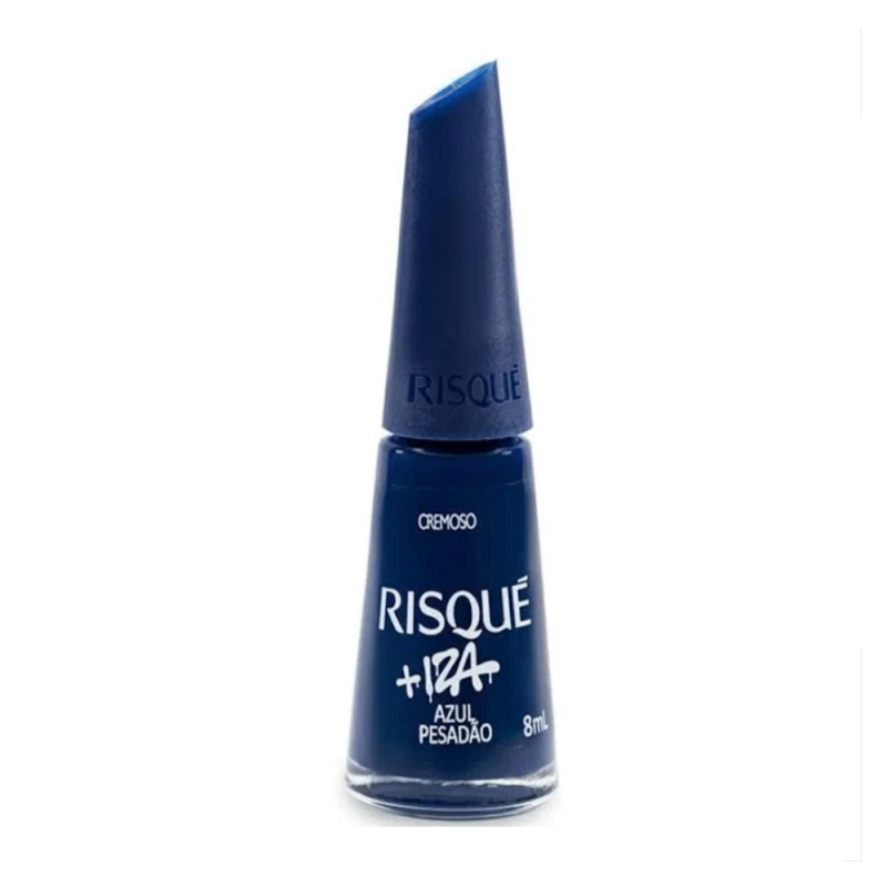 ESMALTE RISQUE AZUL PESADÃO COM  8 ML