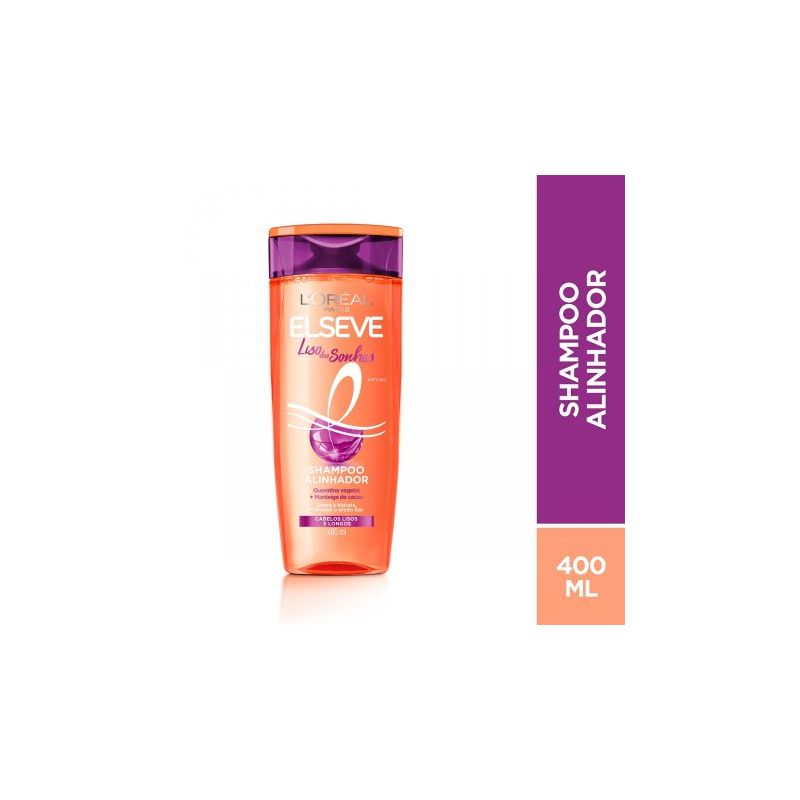 SHAMPOO ELSEVE LISO SONHOS 400ML
