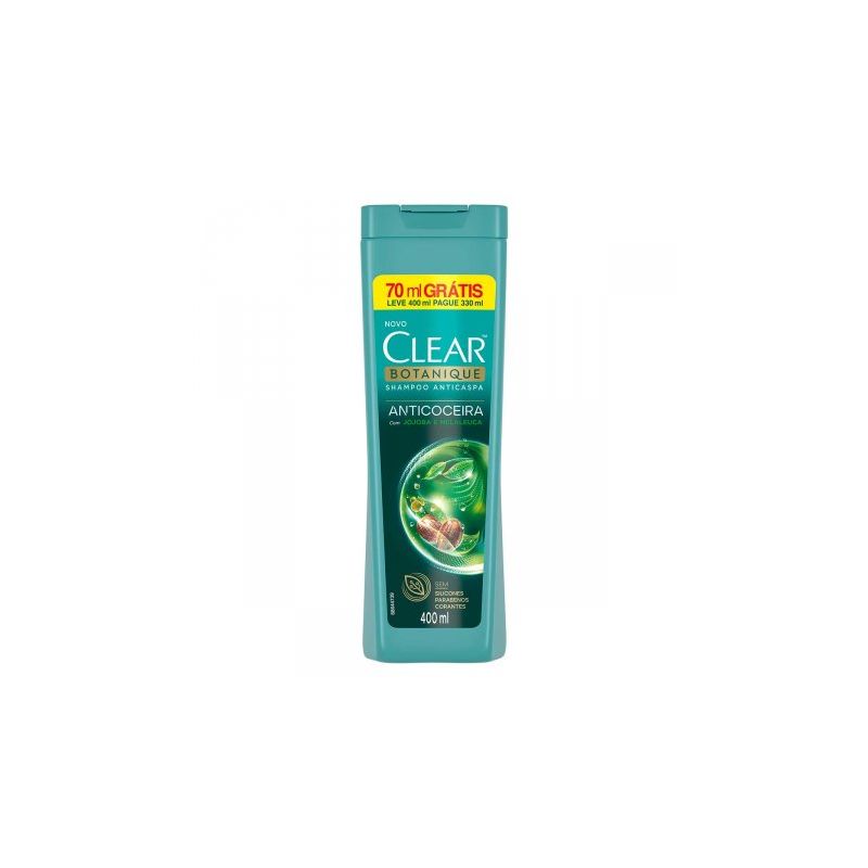 SHAMPOO CLEAR BOTANIQUE ANTICASPA E ANTICOCEIRA  400ML