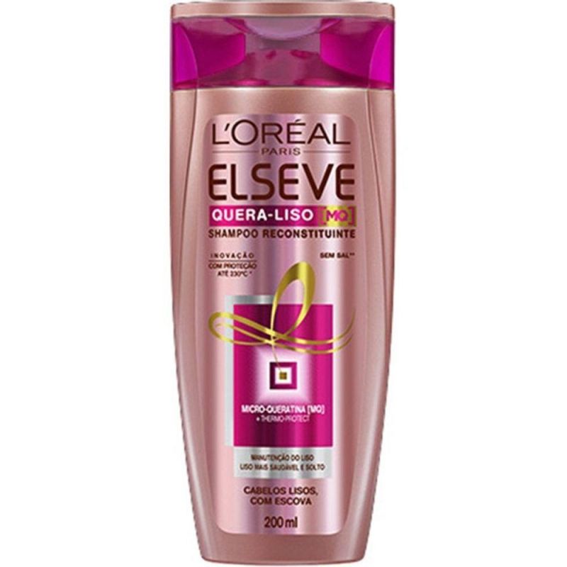 SHAMPOO ELSEVE  QUERA- LISO 400ML