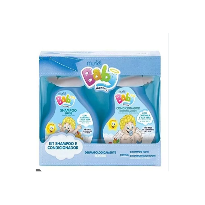 KIT MURIEL SHAMPOO+CONDICIONADOR MENINOS 100ML