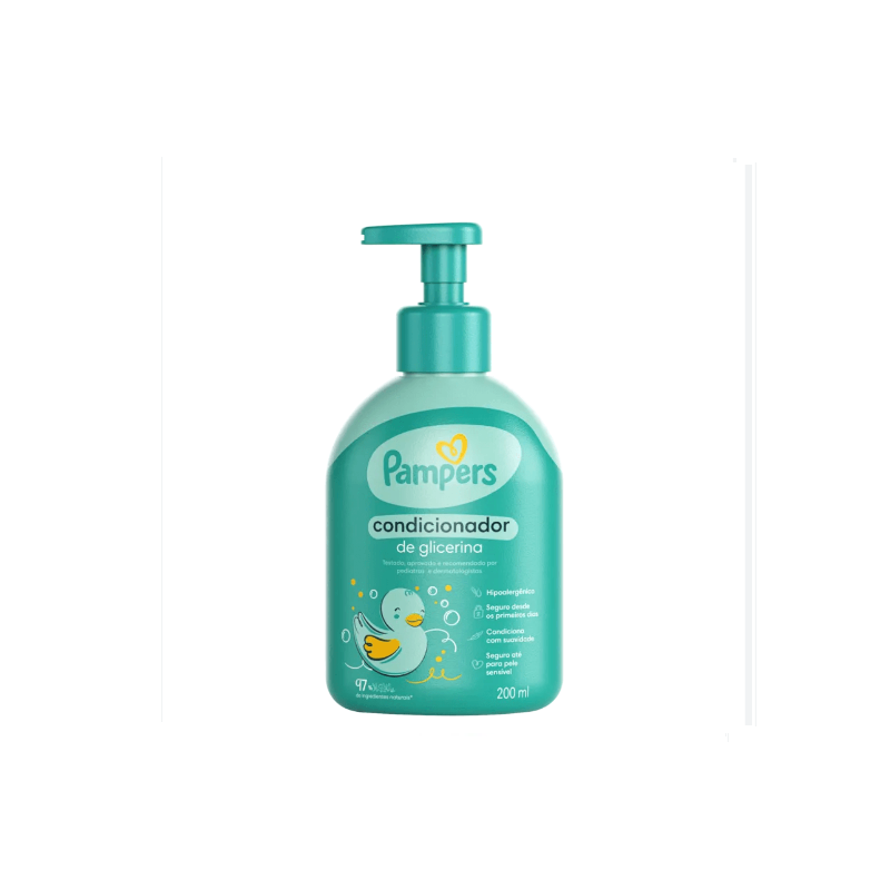 PAMPERS CONDICIONADOR GLICERINA COM 200ML