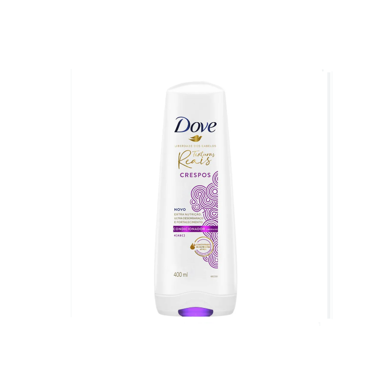 CONDICIONADOR DOVE TEXTURAS REAIS CRESPOS 400ML