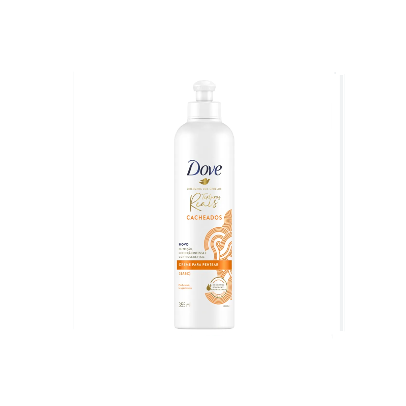 CREME DE PENTEAR DOVE 355ML TEXTURAS REAIS CACHOS