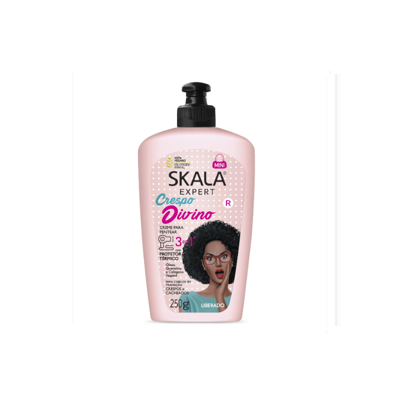 CREME DE PENTEAR SKALA 250G CRESPO DIVINO - VALIDADE 07/2026
