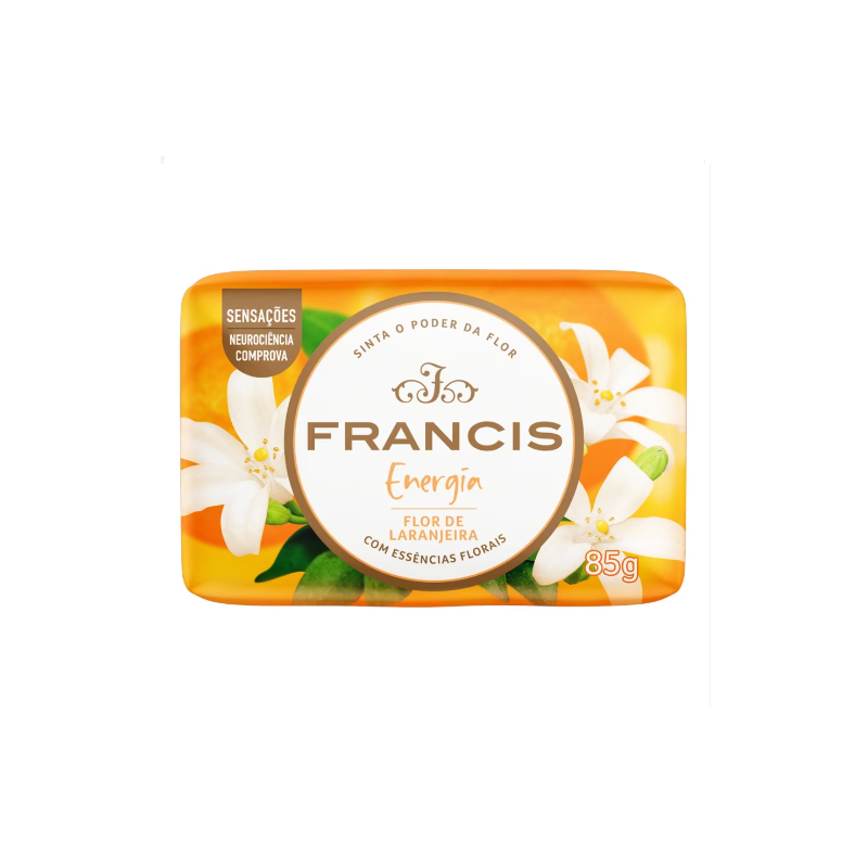 SABONETE BARRA FRANCIS SUAVE 85G LARANJA