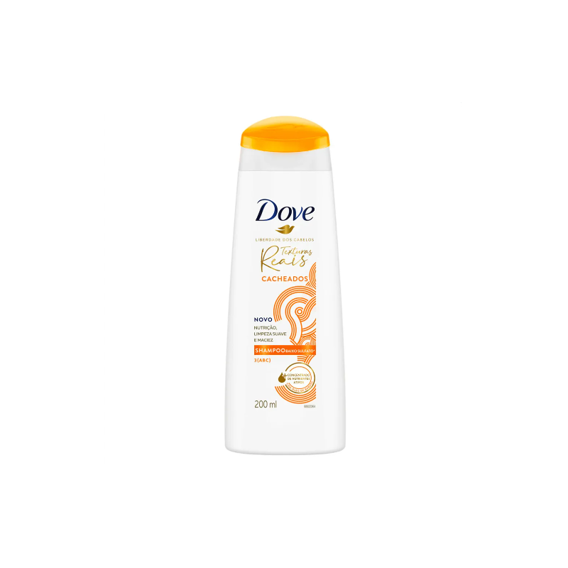 SHAMPOO DOVE  TEXTURA REAIS CACHEADOS 200ML