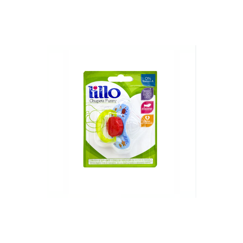 CHUPETA LILLO FUNNY ORTODONTICA 6+ MESES BOY