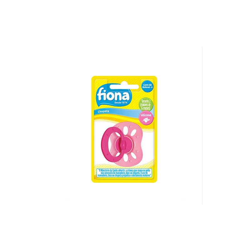 CHUPETA FIONA CLASSICA 6+ MESES ROSA 