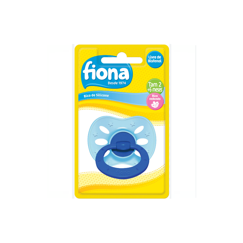 CHUPETA FIONA CLASSICA 6+ MESES AZUL 
