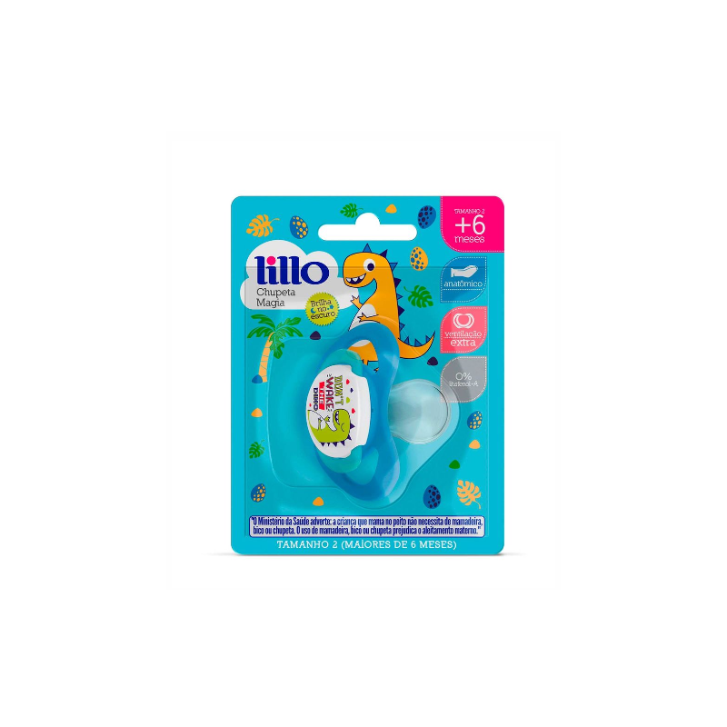 CHUPETA LILLO MAGIA ORTODONTICA 6+ MESES AZUL