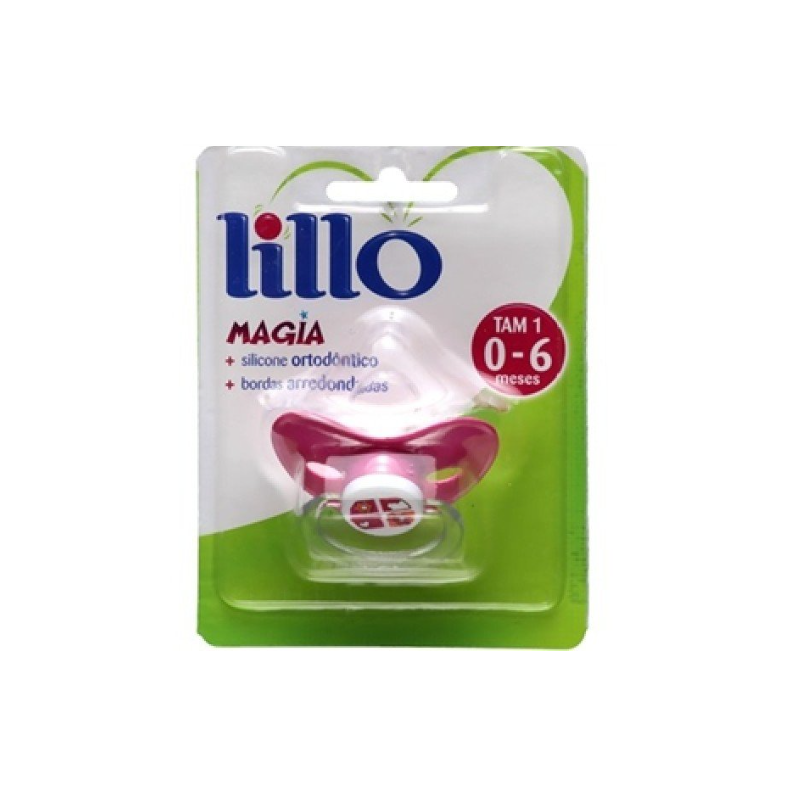 CHUPETA LILLO MAGIA ORTODONTICA 0-6 MESES ROSA