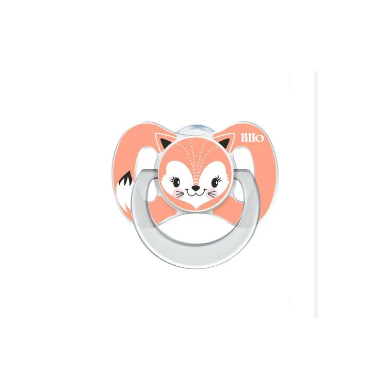 CHUPETA LILLO FUNNY ANIMAIS 0+ MESES ROSA - RAPOSA 